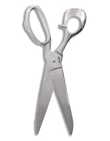 Large Polished Aluminium Scissors Wall Decor - AL58