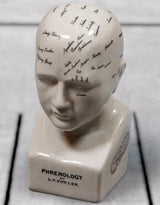 Small Antiqued Ceramic Phrenology Head - BP203