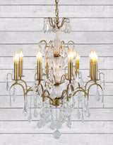 Large Gold 8 Branch French Chandelier - CH102