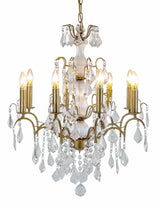 Large Gold 8 Branch French Chandelier - CH102