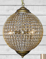 Large Gold Globe Chandelier - CH127