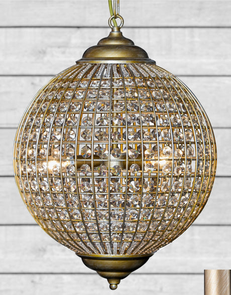 Large Gold Globe Chandelier - CH127