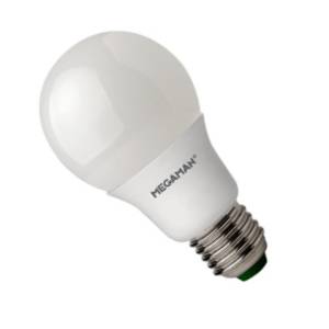 Megaman 148542 - 11-60W E27 2700K 240V A60 - Opal - Non-Dimmable