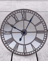 Large Antiqued Clock with Mirror Face - ET103