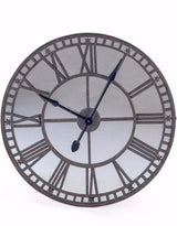 Large Antiqued Clock with Mirror Face - ET103