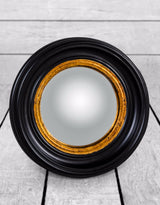 Round Black Small Convex Mirror - M114