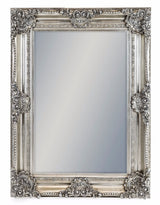 Silver Rectangular Classic Mirror - M244