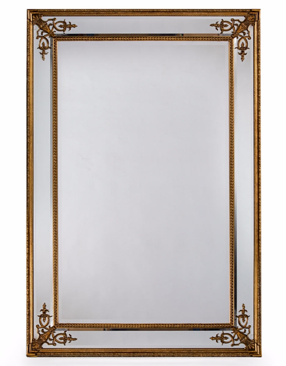 Large Gold French Mirror - M24W