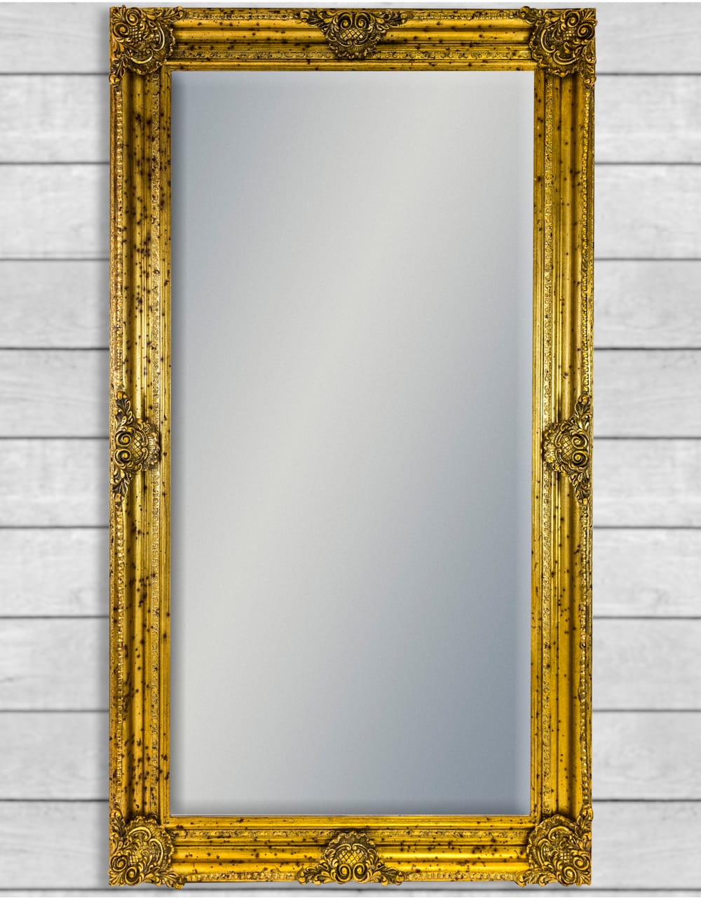 Large Gold Rectangular Classic Mirror - M259