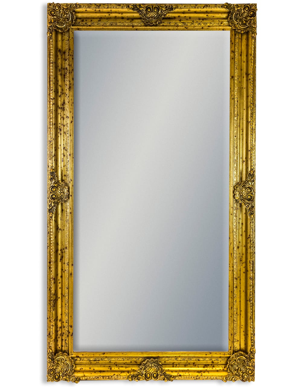 Large Gold Rectangular Classic Mirror - M259