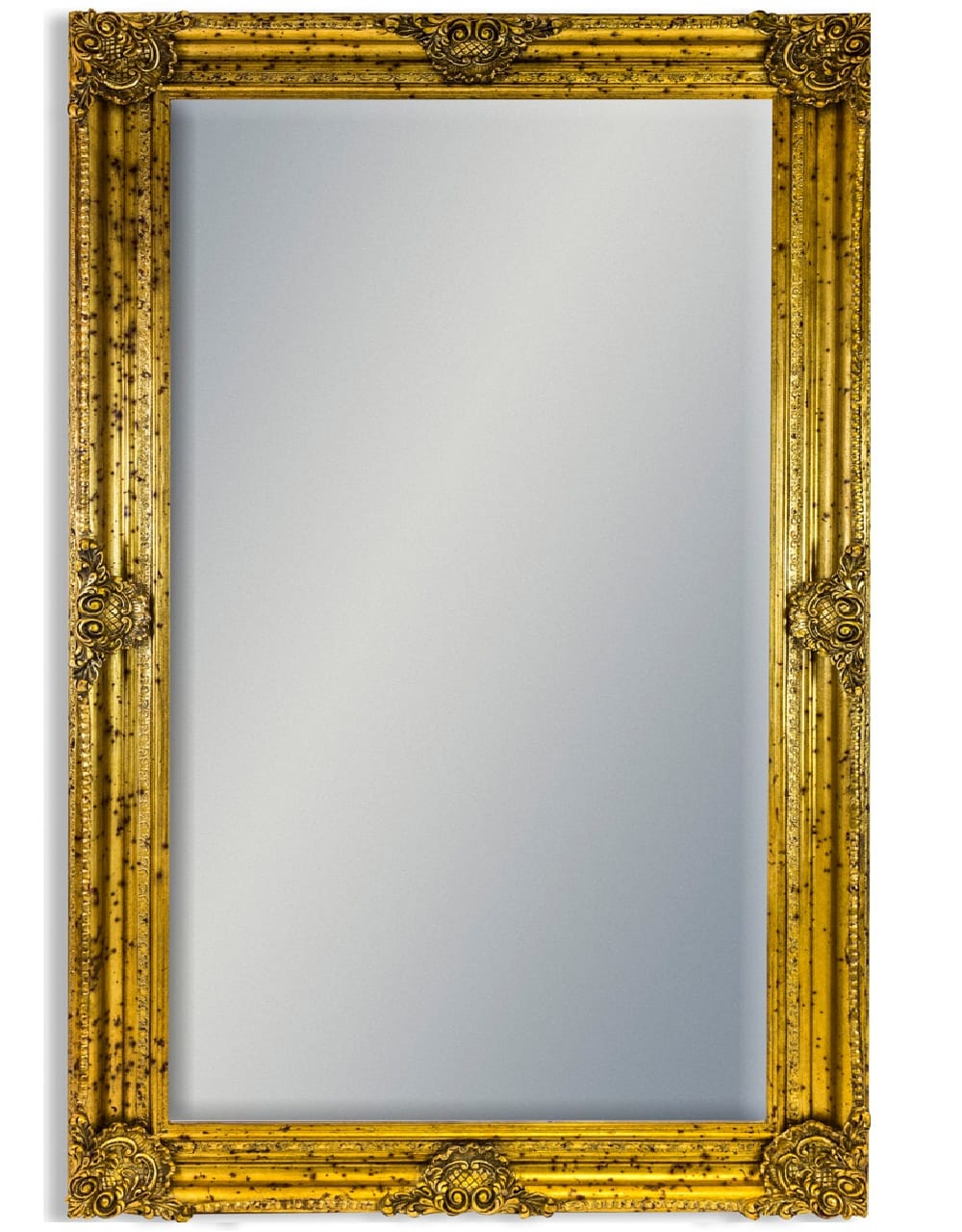 Extra Large Gold Rectangular Classic Mirror - M271