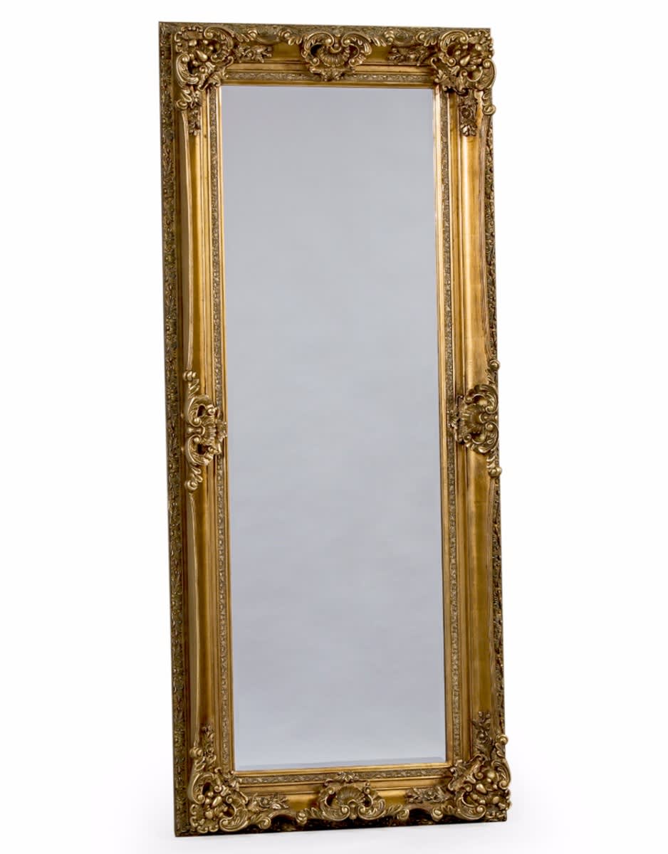Antique Gold Tall Regal Mirror - M288