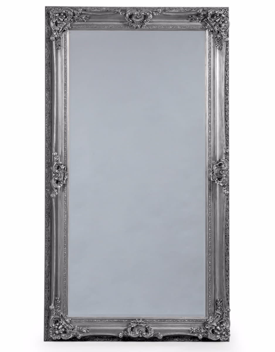 Antique Silver Large Regal Mirror - M293