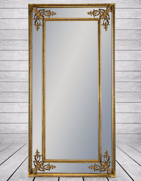 Tall Gold French Mirror without Crest - M33
