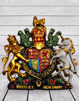 Small Coloured Coat of Arms Wall Plaque - BA78