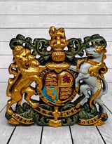 Medium Coloured Coat of Arms Wall Plaque - BA79