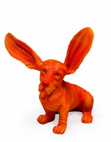 Atomic Orange Surprised Basset - BD77