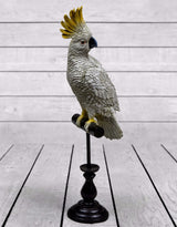 White Cockatoo on Perch Figure - RM45