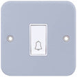Selectric Metal Clad 1 Gang 10A Push to Make Bell Switch