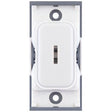 Selectric GRID360 White 20A 2 Way Keyswitch Module with White Insert