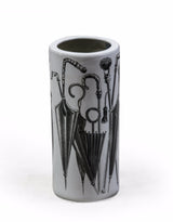 White Ceramic Umbrella Stand - BP234