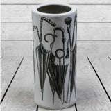 White Ceramic Umbrella Stand - BP234