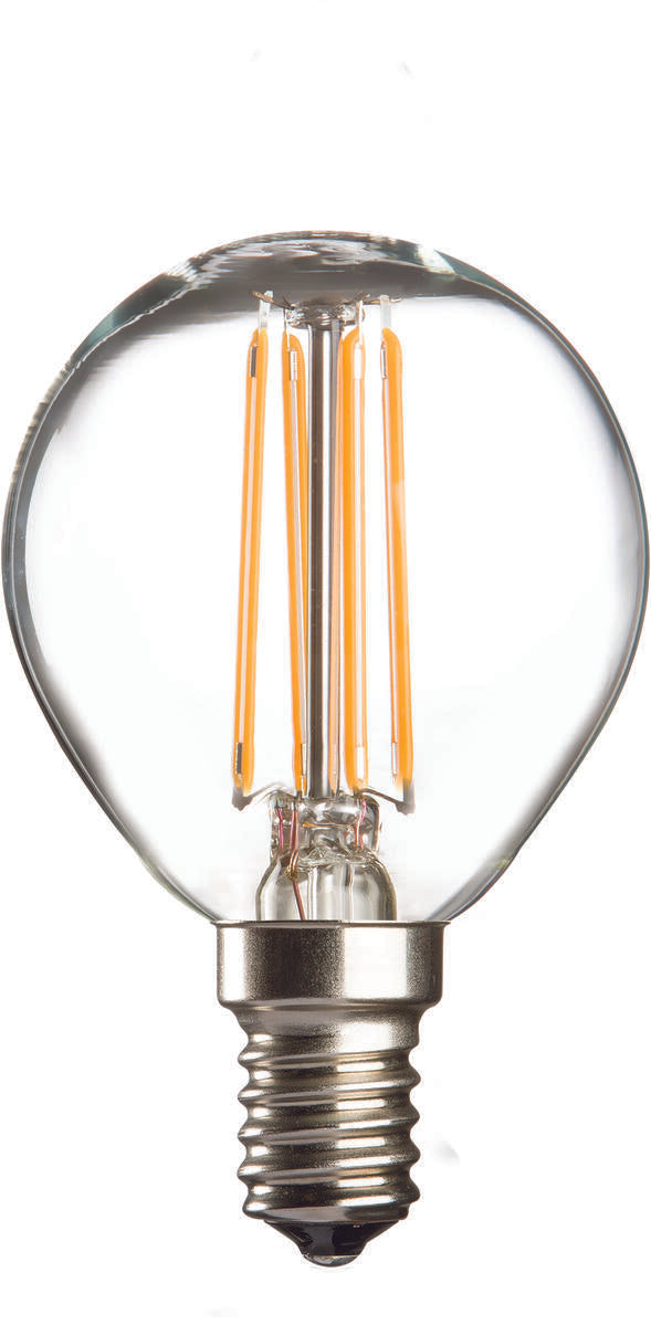 GBD4SESC 230V 4W LED SES Clear Golf Ball Filament Lamp 2700K Dimmable