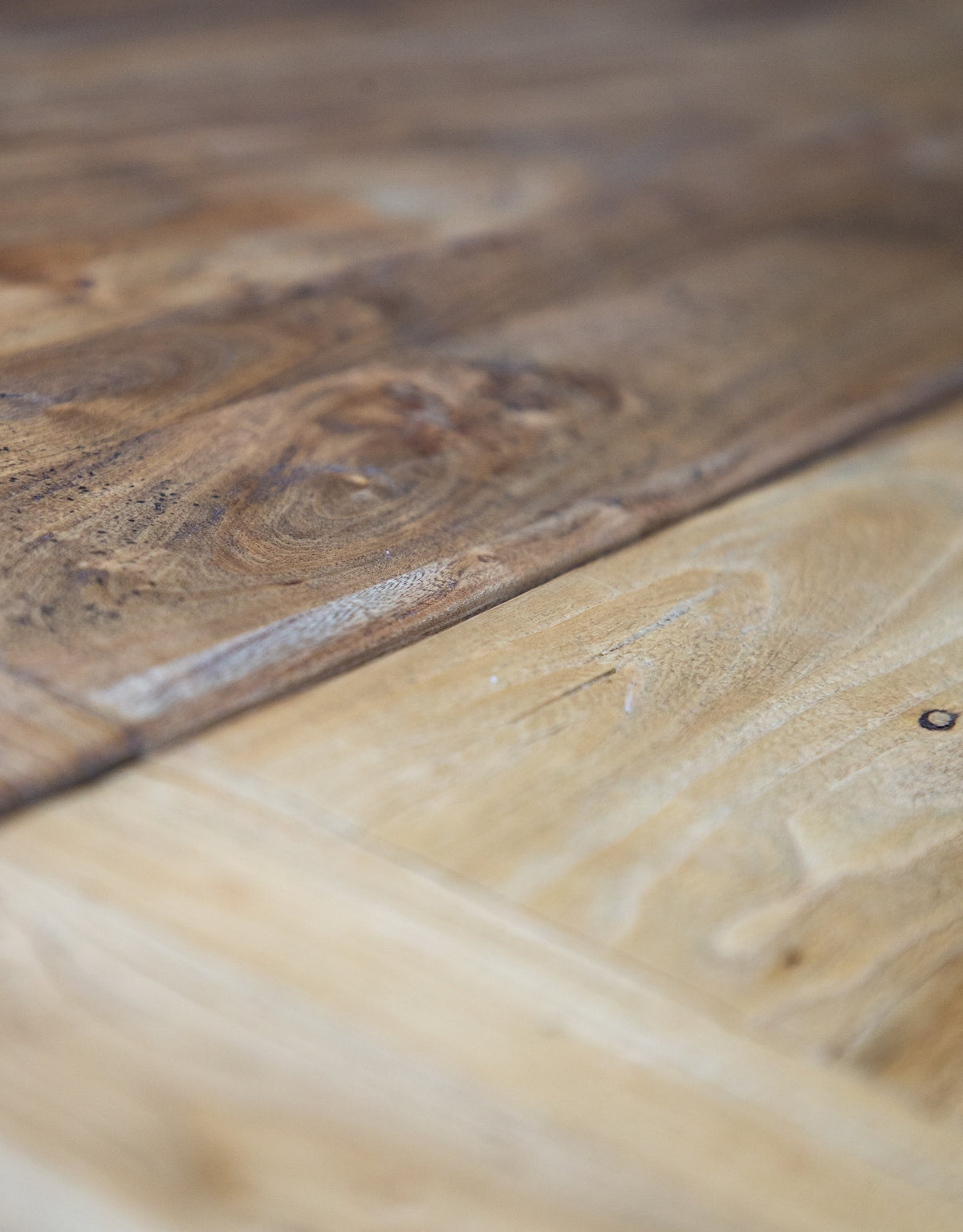 Reclaimed Elm Extending Dining Table - BRT3