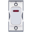Selectric GRID360 Polished Chrome 20A DP Switch Module with Neon and White Insert