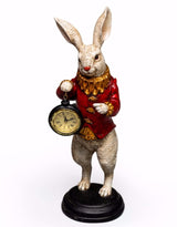 The White Rabbit Standing Clock Figure - Red - RM49