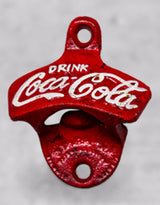 Iron Antique Classic Red Wall Mounted Bottle Opener - STM32