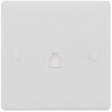 Selectric Smooth 1 Gang RJ11 Socket