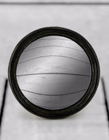 Antiqued Black Thin Framed Medium Convex Mirror - MK7