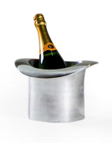 Polished Aluminium Top Hat Ice Bucket - AL132