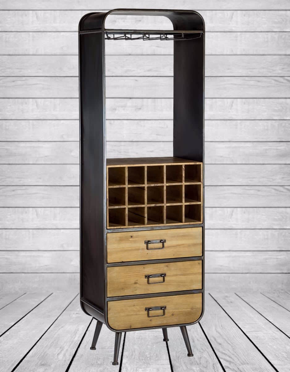 Camden Metal and Wood Bar Unit - DTC13