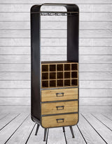 Camden Metal and Wood Bar Unit - DTC13