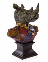 Extra Large Gentry Rhino Bust on Square Base - BD137