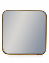 Small Square Gold Framed Arden Wall Mirror - M376