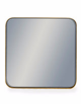 Medium Square Gold Framed Arden Wall Mirror - M377