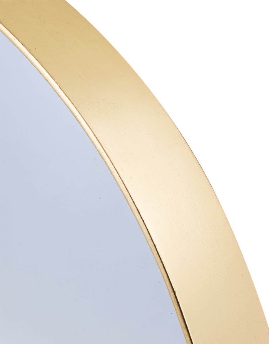 Small Round Gold Framed Arden Wall Mirror - M379