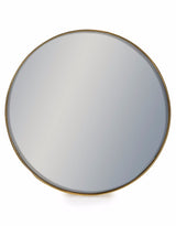 Small Round Gold Framed Arden Wall Mirror - M379