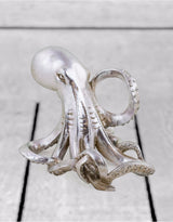 Silver Octopus Wine Bottle Holder - SM77