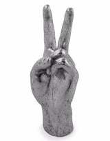 Silver "Peace" Hand Figure - FL106