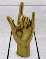 Gold "Rock On!" Hand Figure - FL107
