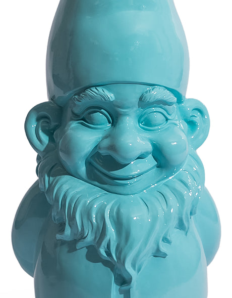 Giant Bright Blue Standing Gnome Figure - FL110