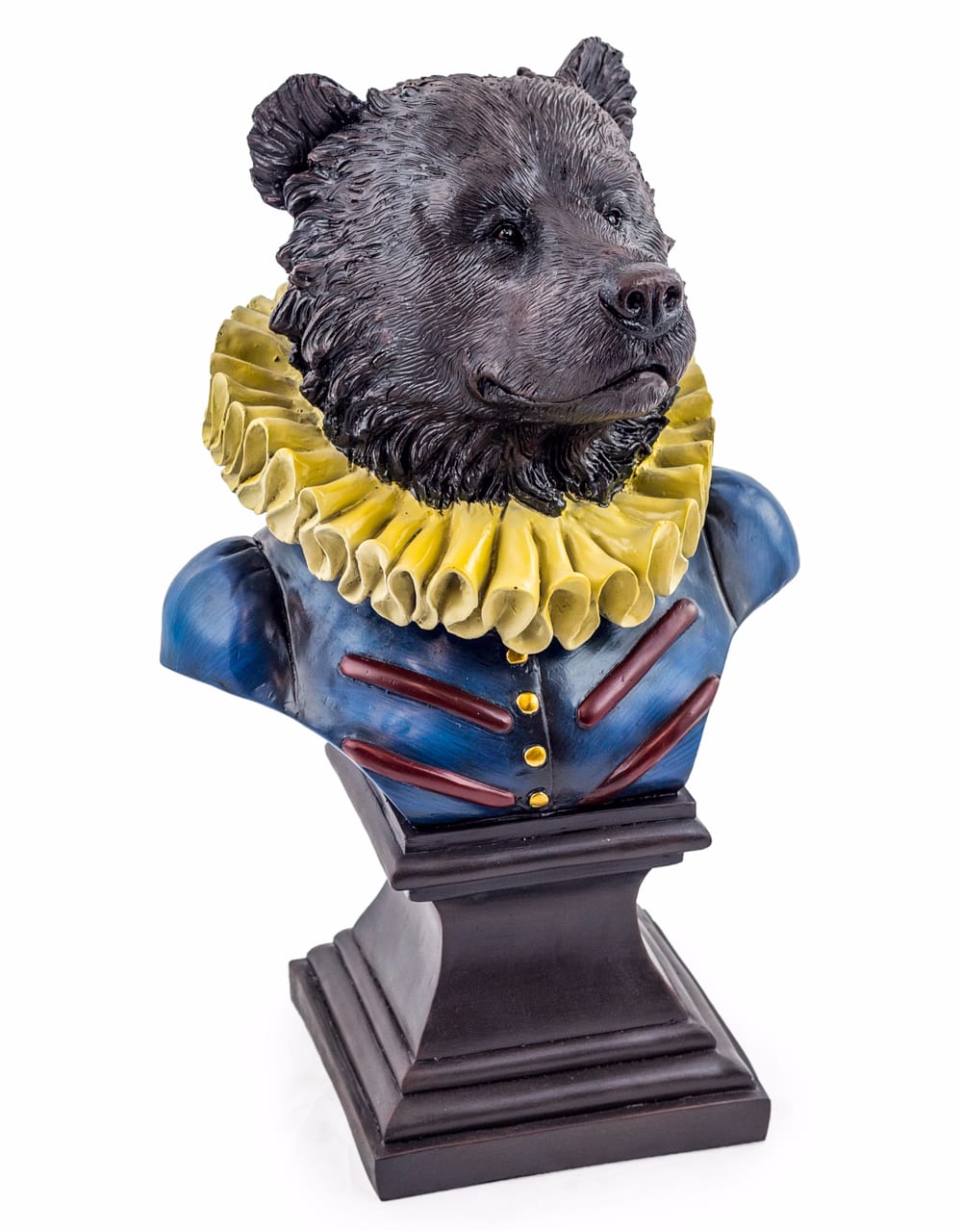 Extra Large Gentry Bear Bust on Square Base - BD136