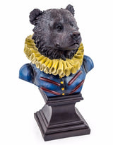 Extra Large Gentry Bear Bust on Square Base - BD136