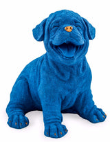 Royal Blue with Gold Details Laughing Puppy - FL51