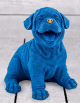 Royal Blue with Gold Details Laughing Puppy - FL51
