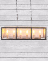 Rectangular Industrial Iron Chandelier - CH269